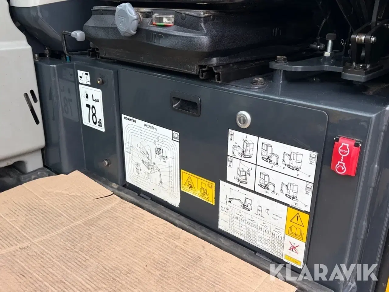 Billede 11 - Minigraver Komatsu PC 20 R-5 med skovlpakke