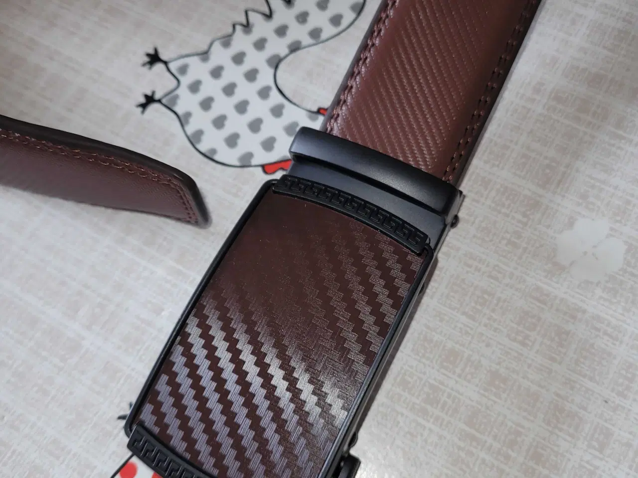 Billede 2 - Læder bælte. 