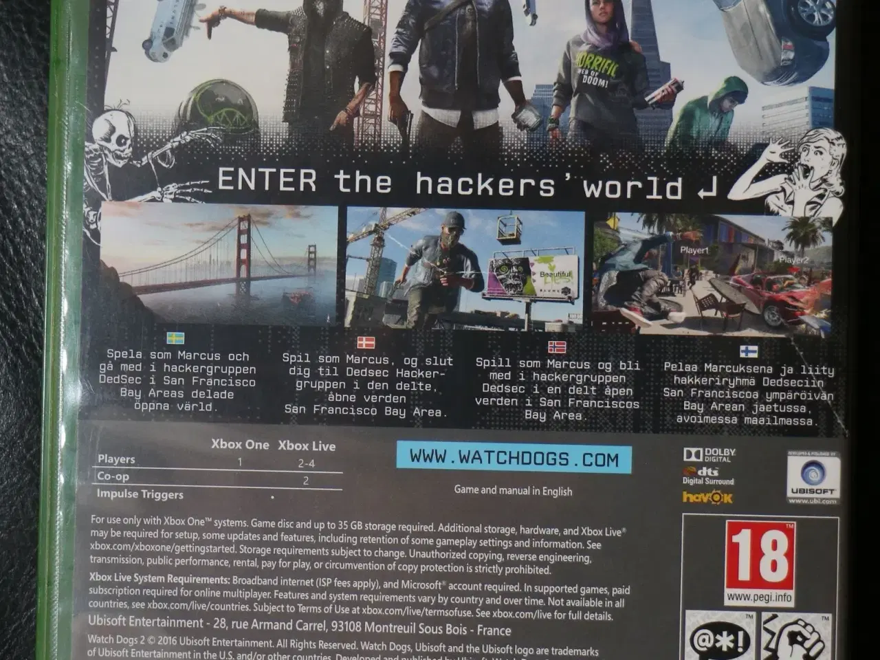 Billede 2 - Xbox One Watchdogs v2