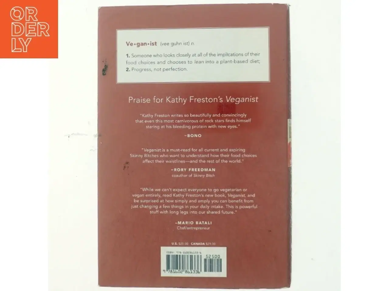 Billede 3 - Veganist : lose weight, get healthy, change the world af Kathy Freston (Bog)