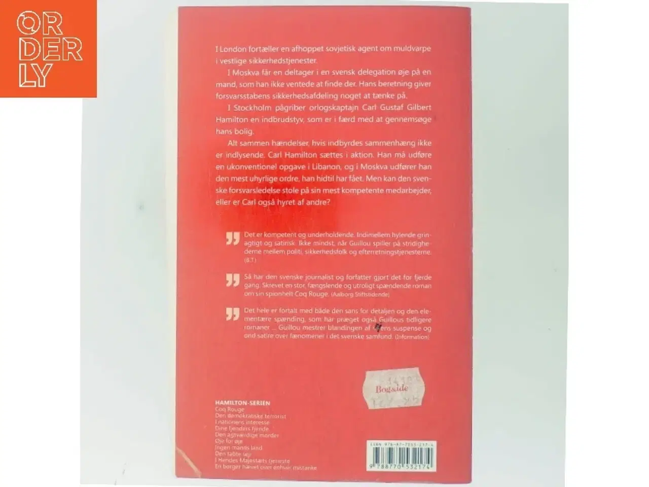 Billede 3 - Dine fjenders fjende af Jan Guillou (Bog)