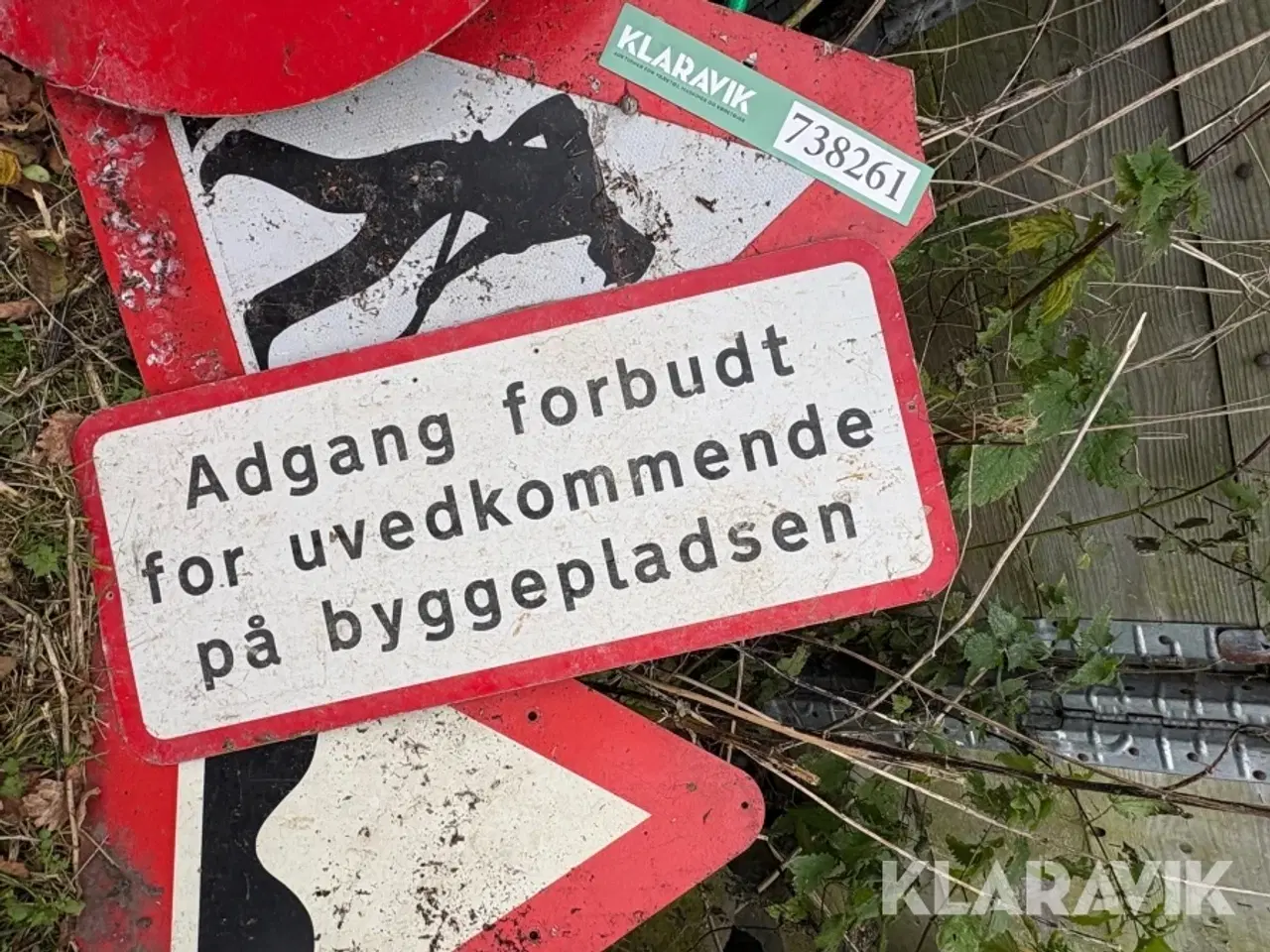 Billede 11 - Blandet trafik skilte og kegler