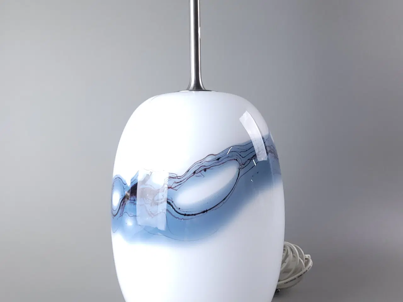 Billede 6 - ⭐️· Smuk Holmegaard Sakura Stor Oval Bordlampe