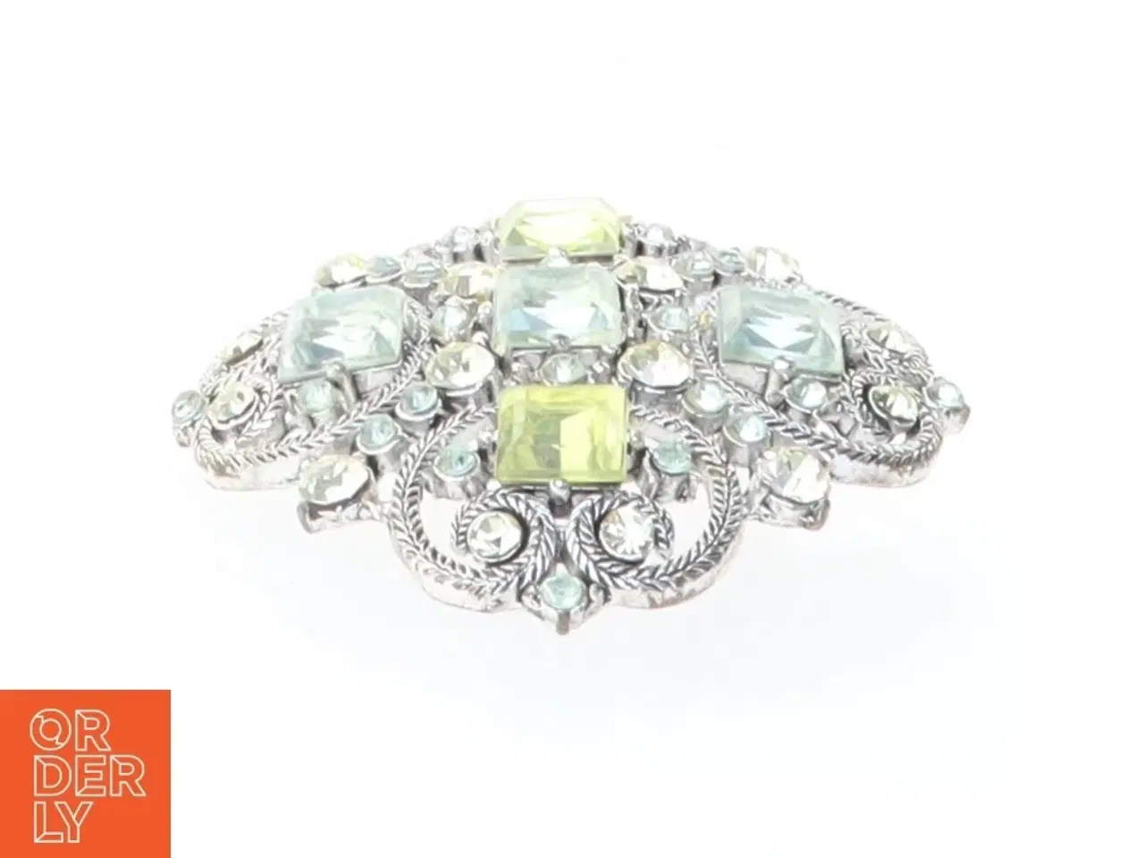 Billede 4 - Dekorativ broche (str. 5 x 5 cm)