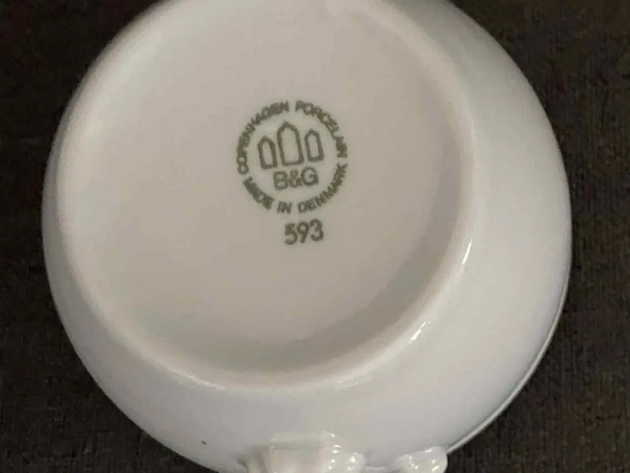 Billede 10 - B & G 593 Blå Tone, Sukkerskål m/ Søhest