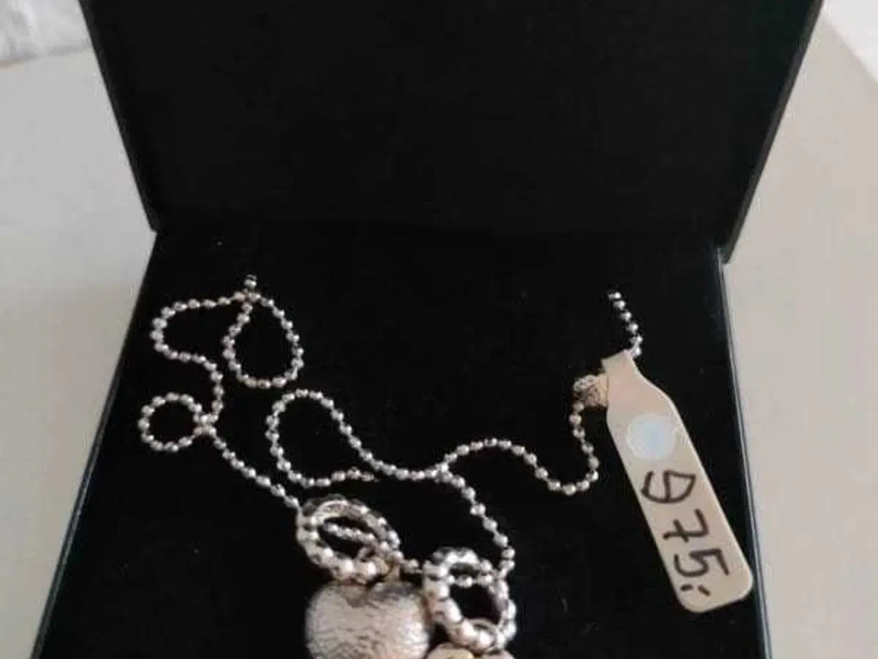 Billede 4 - Ny/ubrugt halskæde med 2 vedhæng i 925 sterling sø