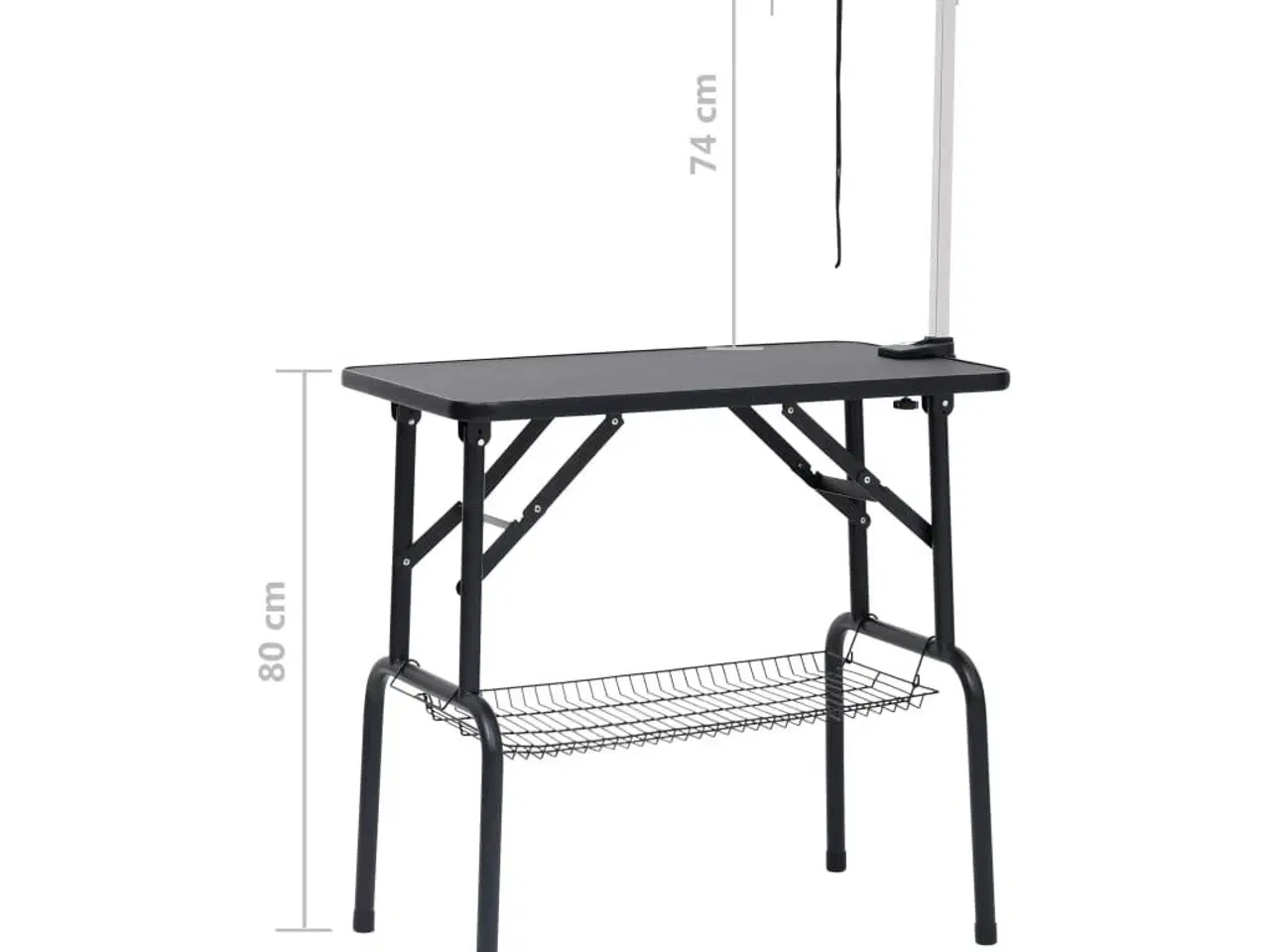 Billede 11 - Justerbart hundeplejebord med 1 løkke og kurv