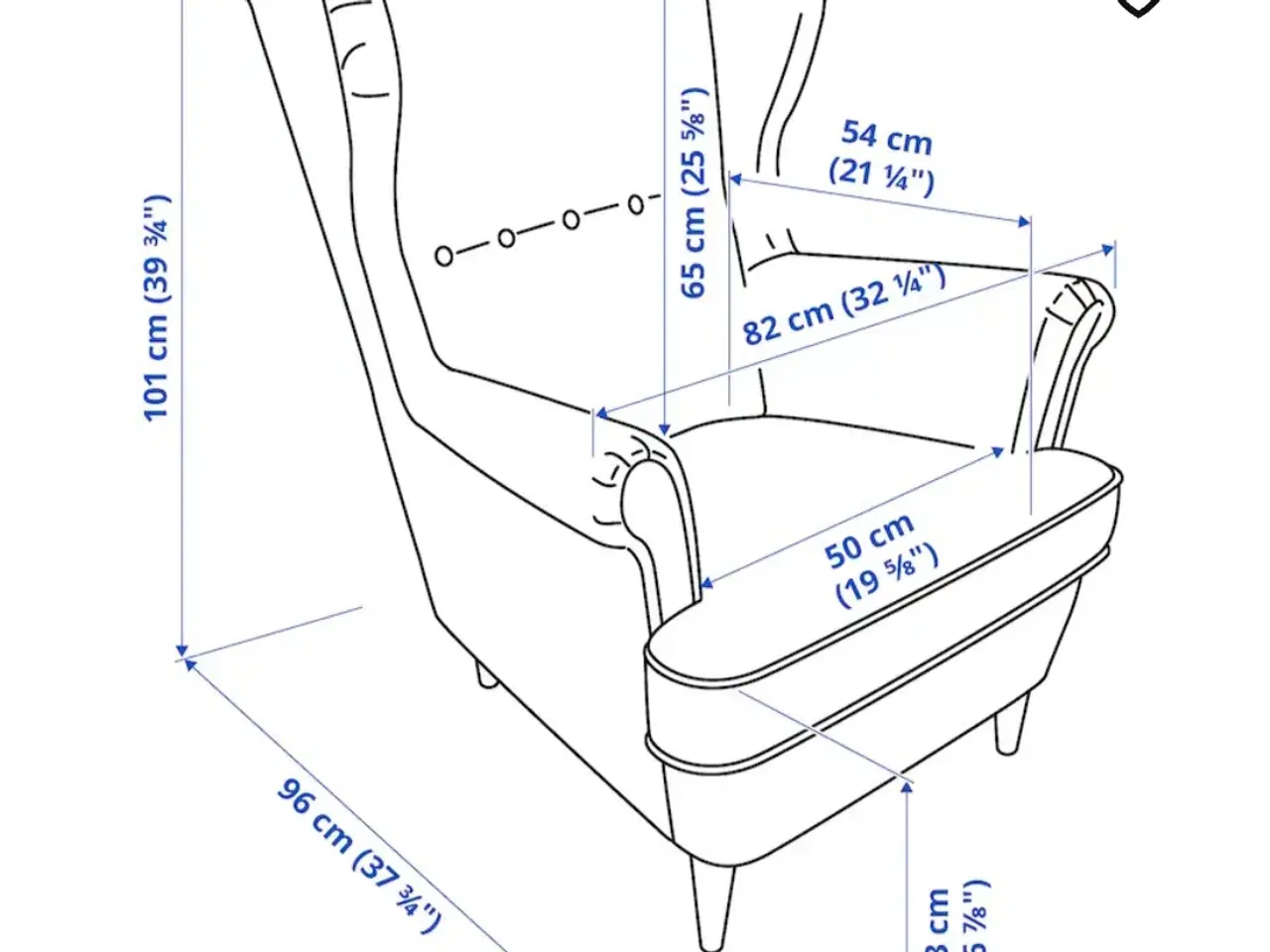 Billede 5 - Strandmon sofa, lænestol og puf, samlet sa