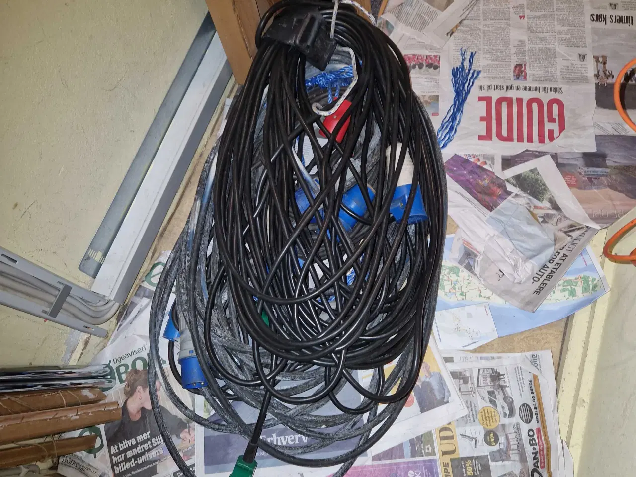 Billede 1 - Ledninger til camping vogn