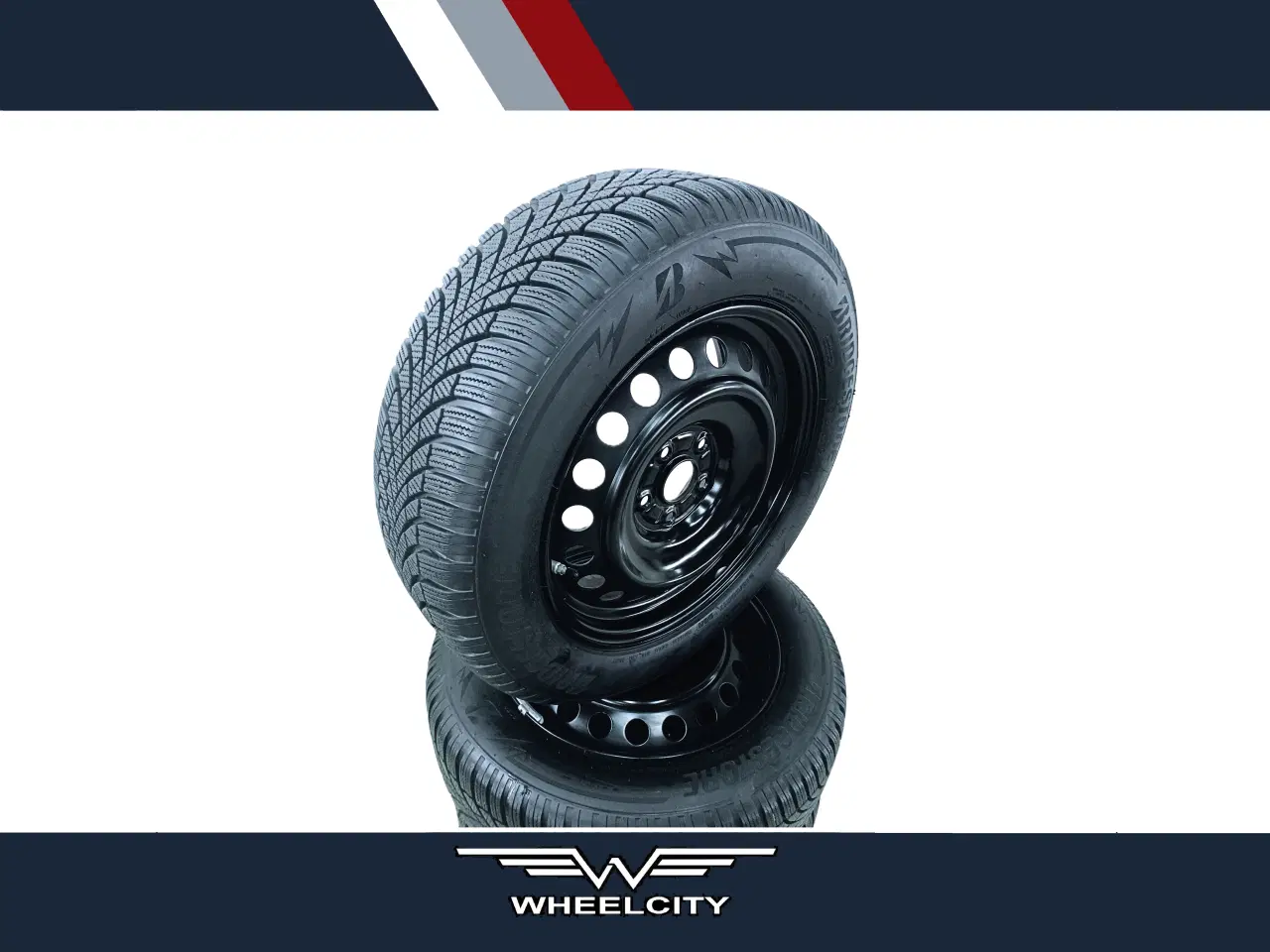 Billede 1 - 5x114,3 17" ET45 nav 60,1ø vintersæt inkl.TPMS (DE