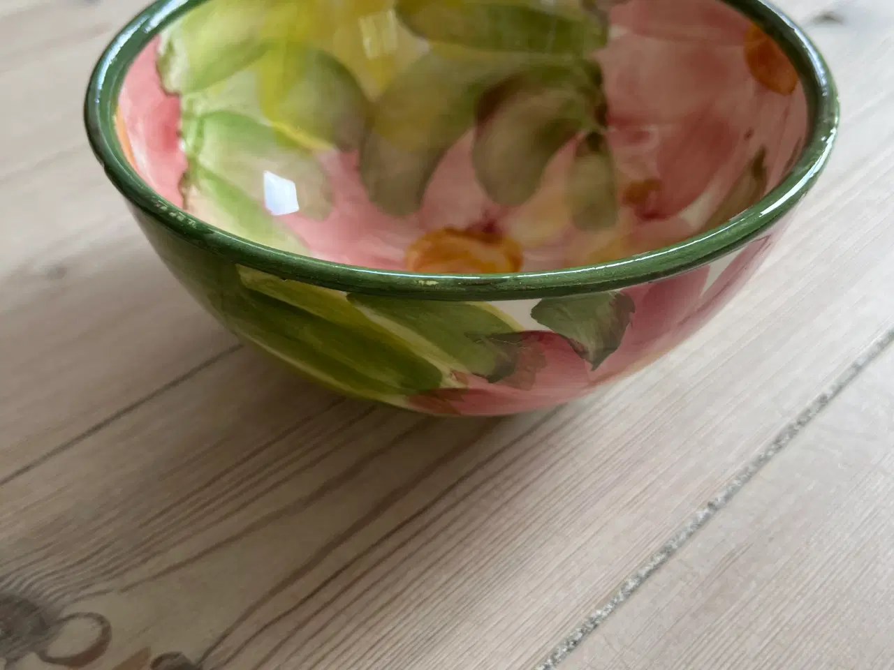 Billede 2 - Blomstret skål