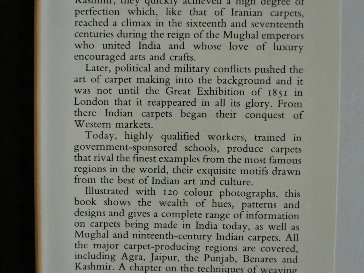 Billede 3 - indian carpets, by re. gans-ruedin, emne: anden ka