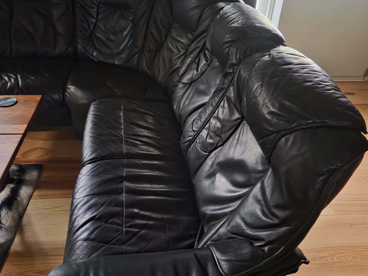 Billede 4 - Hjørnesofa i læder