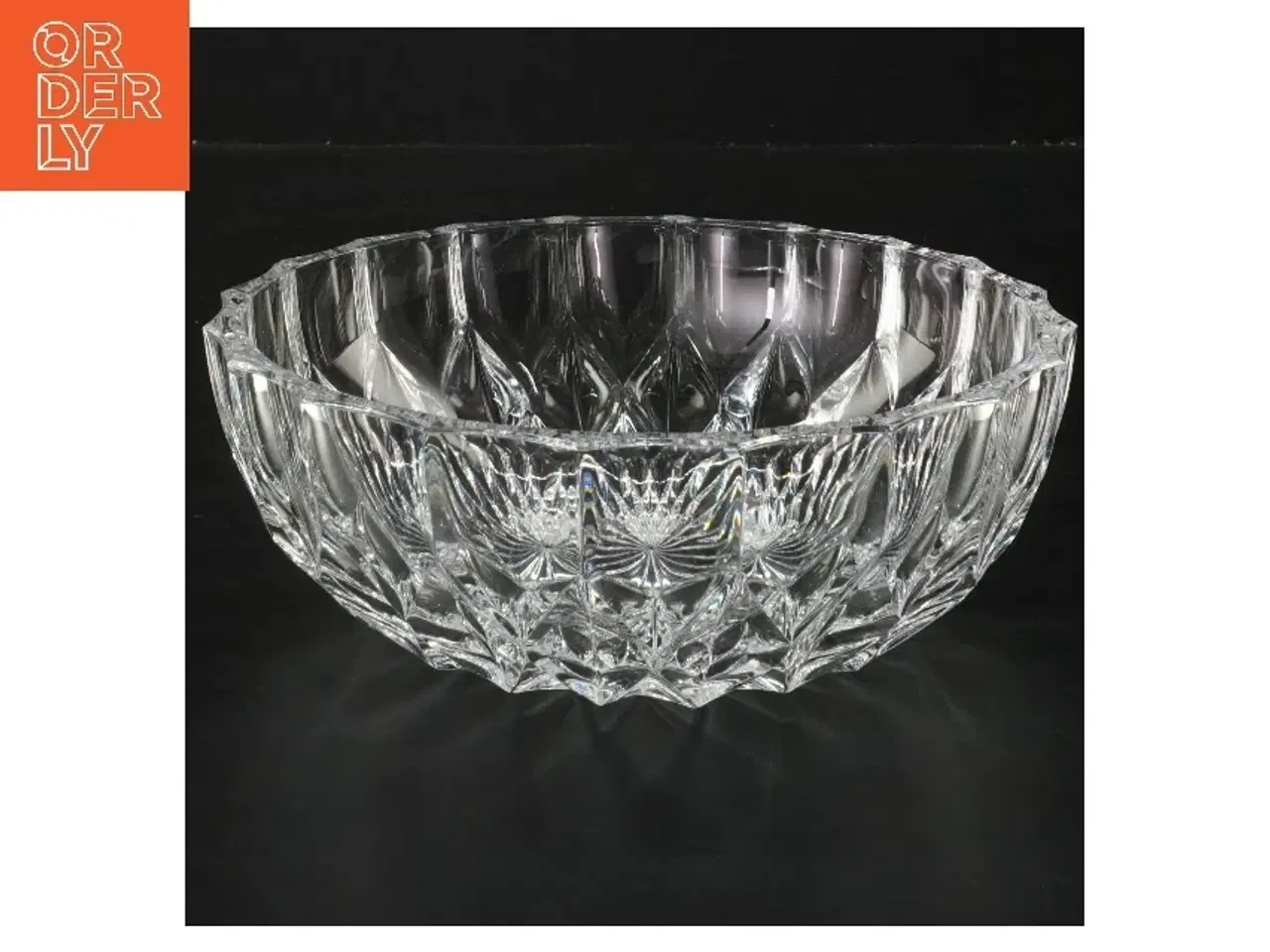 Billede 1 - Skål i glas/kristal (str. Ø 18,5 cm)