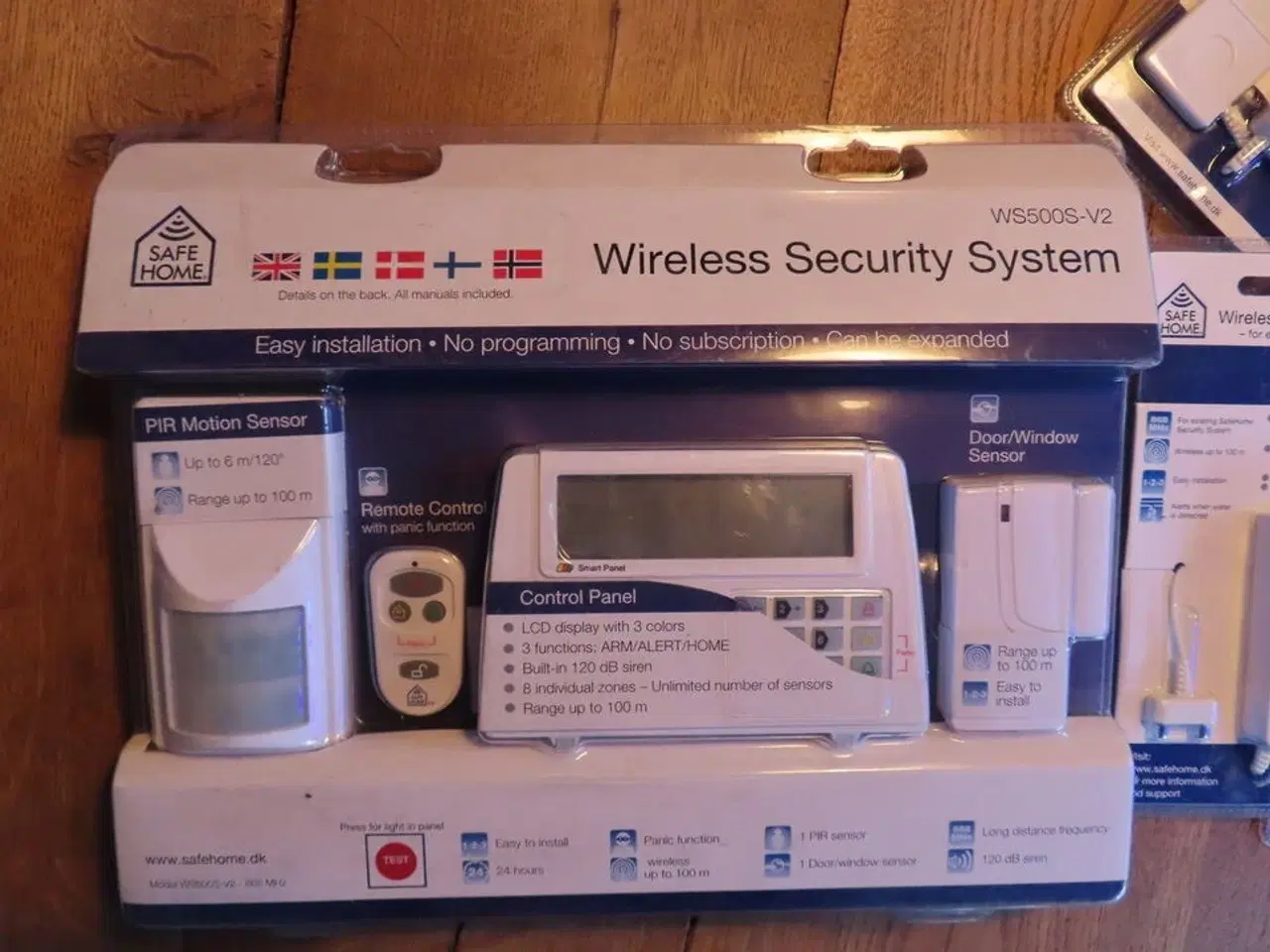 Billede 2 - Trådløst alarmsystem, WS500S-V2 med flere sensorer