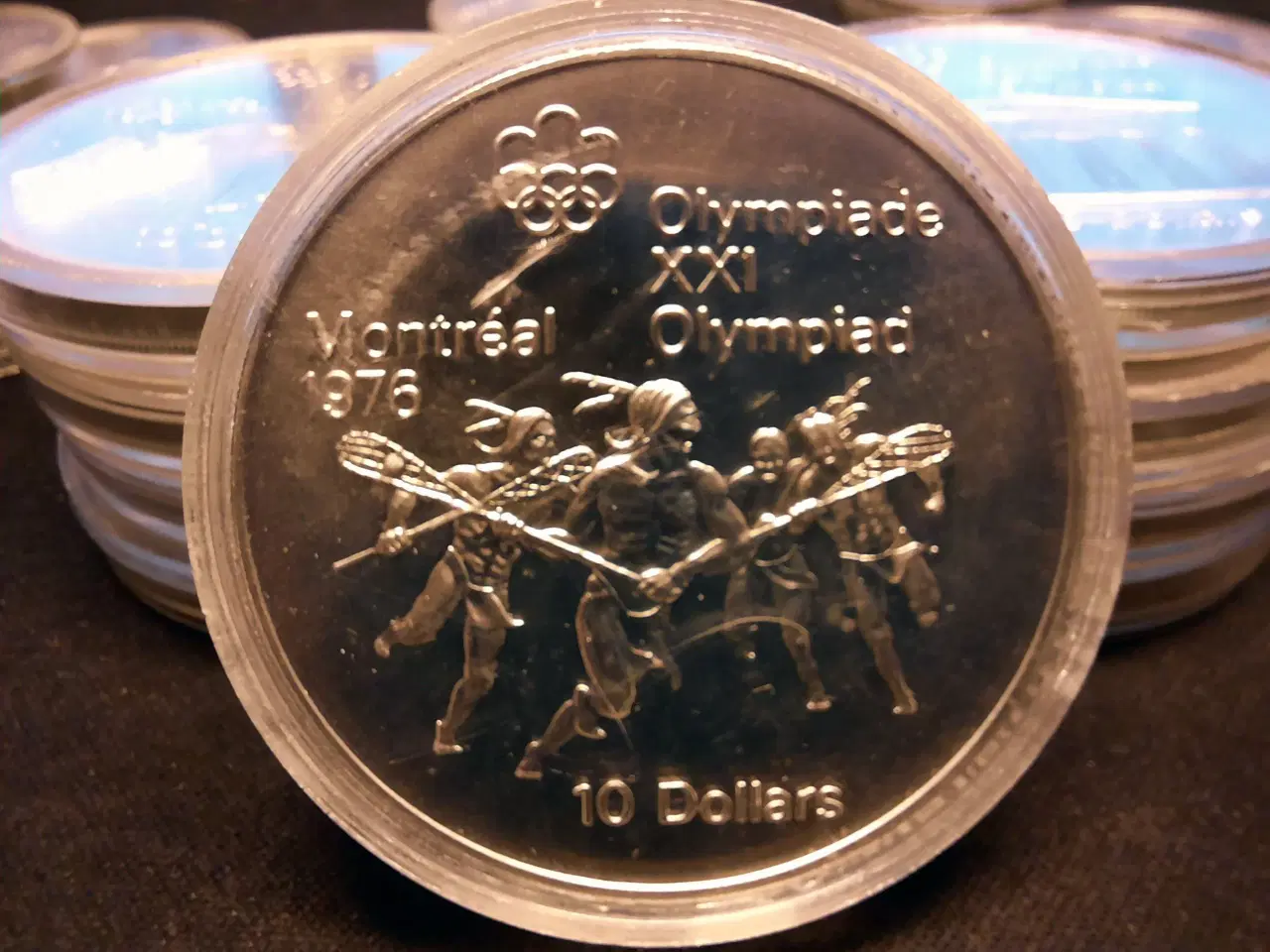 Billede 6 - Komplet Sæt 28 stk. $5 og $10 Sterling Sølvmønter