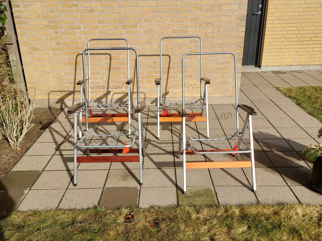 Billede 4 - 4 stk retro havestole / camping stole 