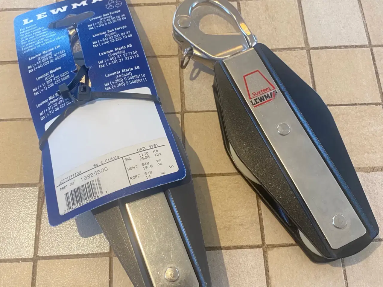 Billede 1 - LEWMAR - FIDDLE - SIZE 2
