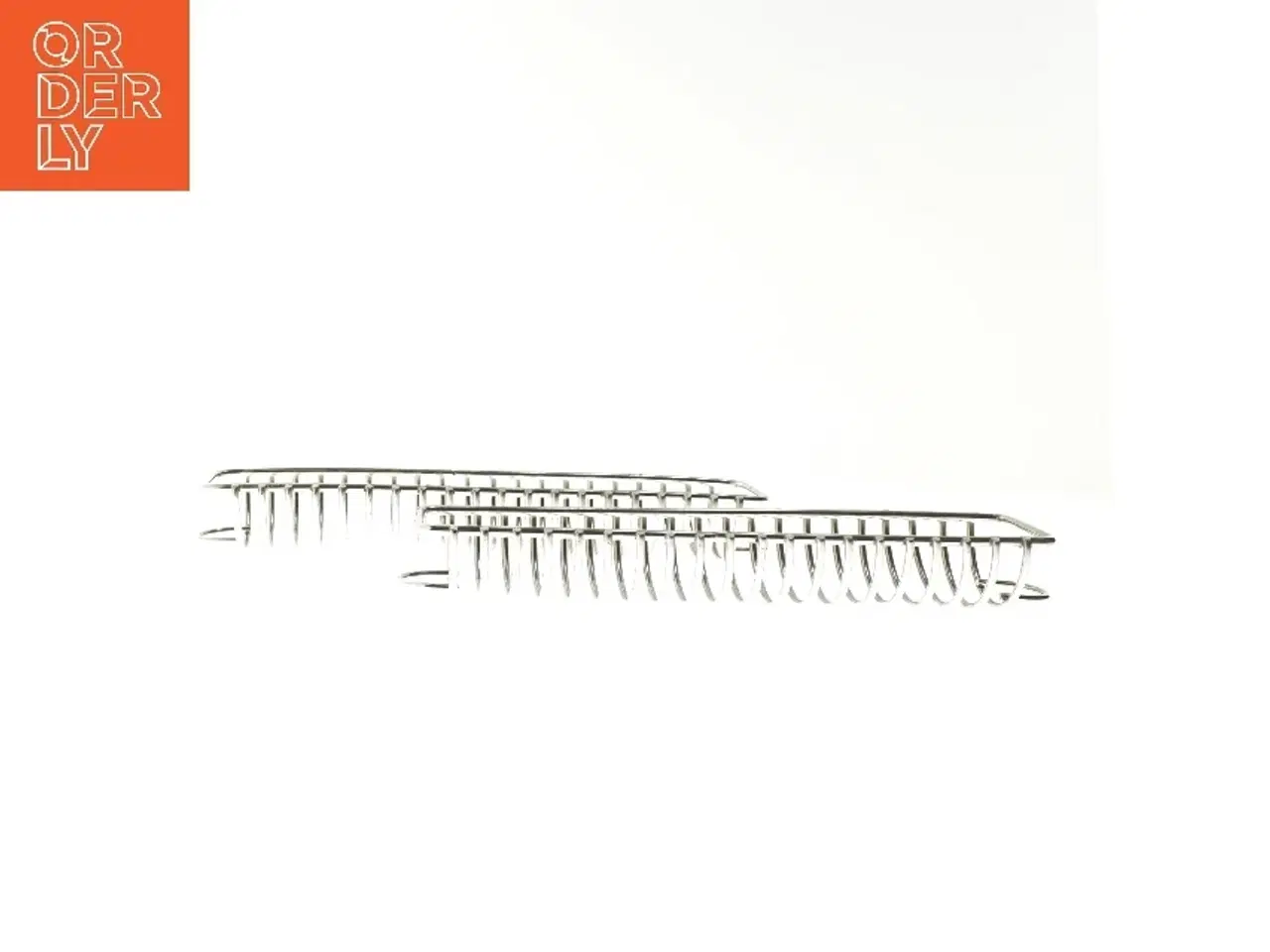 Billede 3 - Metalkurve til opbevaring (str. 30x7,5 cm)