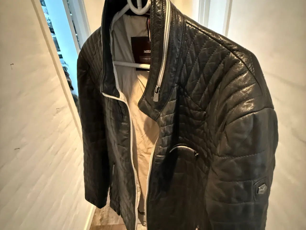 Billede 1 - Læderjakke, herre