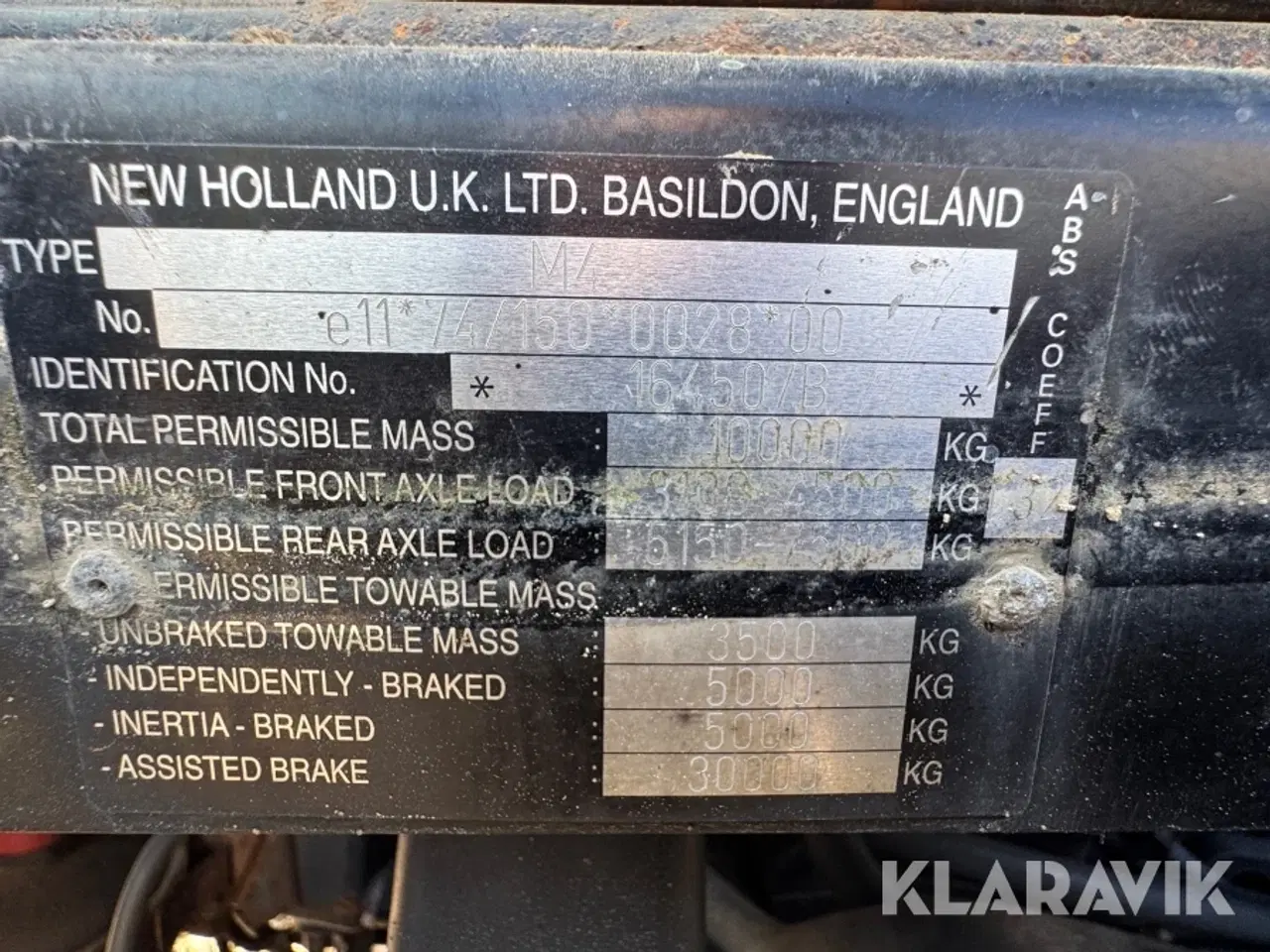 Billede 5 - Traktor New Holland TM150 4WD