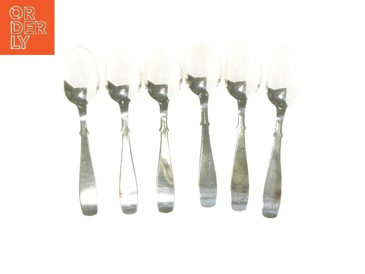 Billede 2 - Sæt af 6 sølvskeer fra Absa (str. 6 stk 19,5 cm)