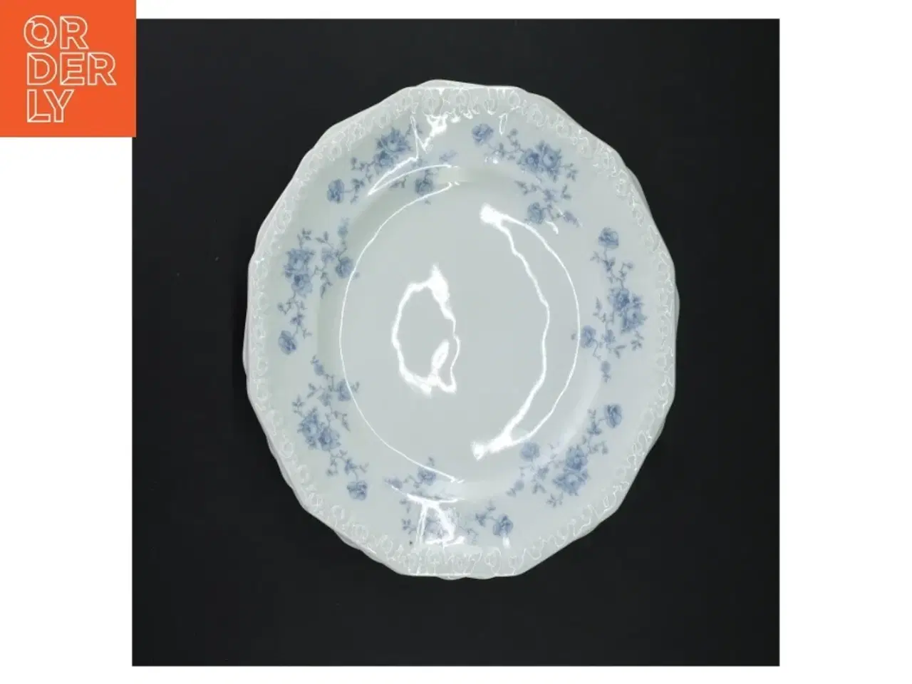 Billede 4 - Porcelænstallerkener med blomstermotiv fra Rosenthal (str. 21,5x2 cm)