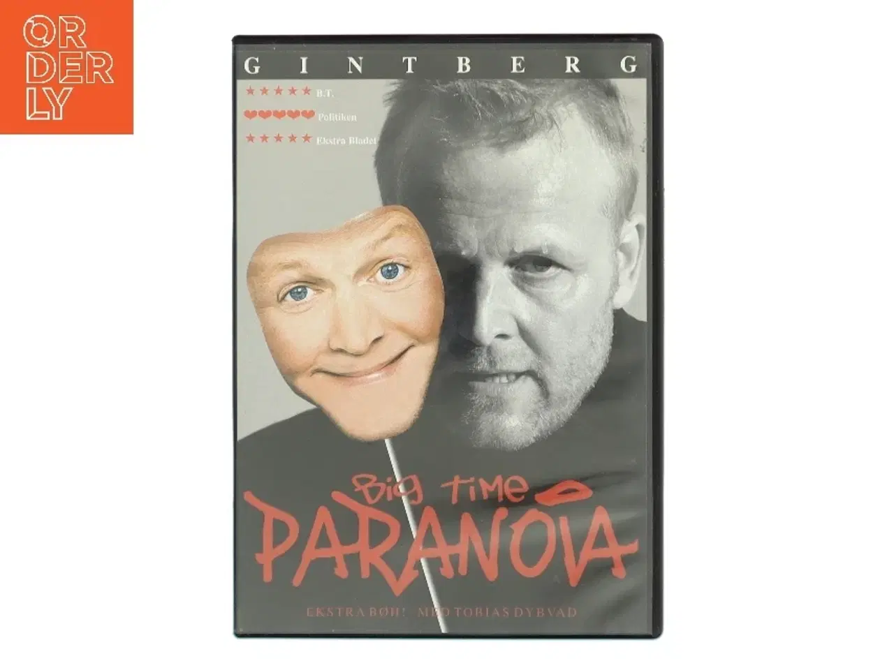 Billede 1 - BIG TIME PARANOIA,JAN GINTBERG med Tobias Dybvad (DVD)