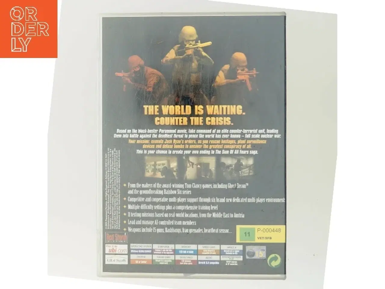 Billede 3 - The Sum of All Fears (DVD)