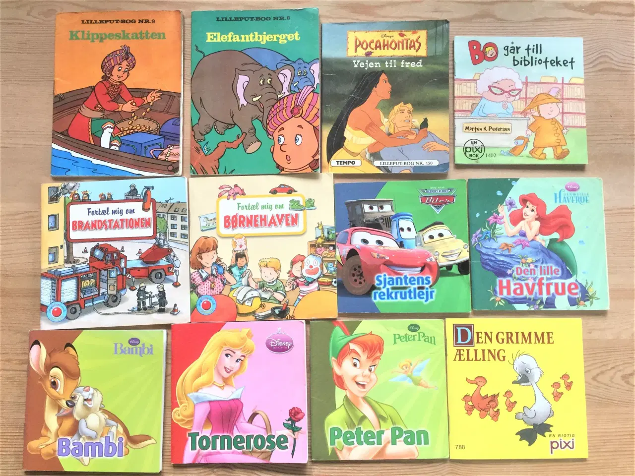 Billede 1 - 5 x 12 børnebøger, Lilleput, Disney m.fl.