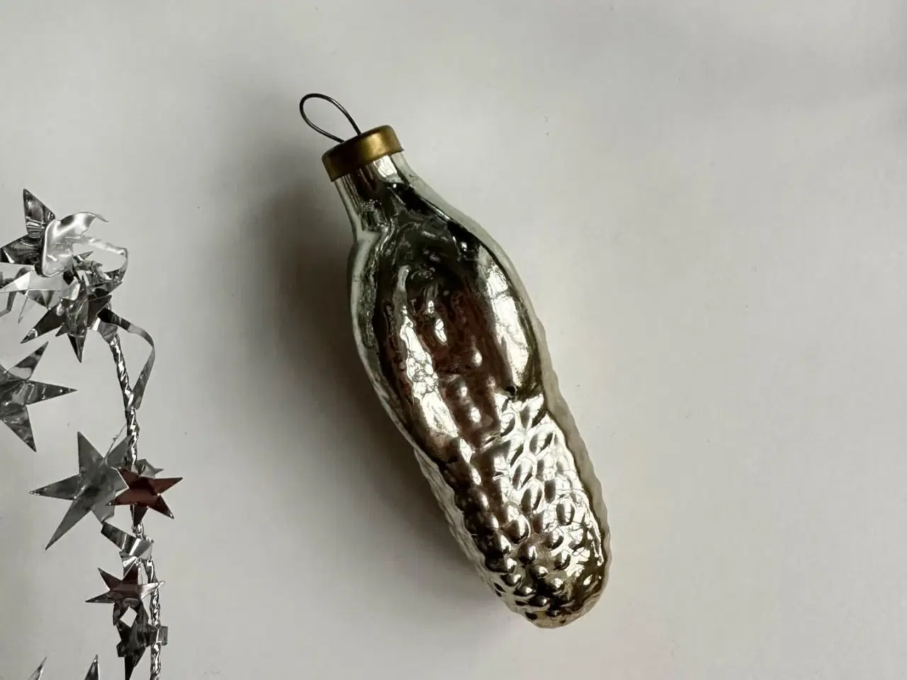 Billede 3 - Vintage julekugle, sølvmajs