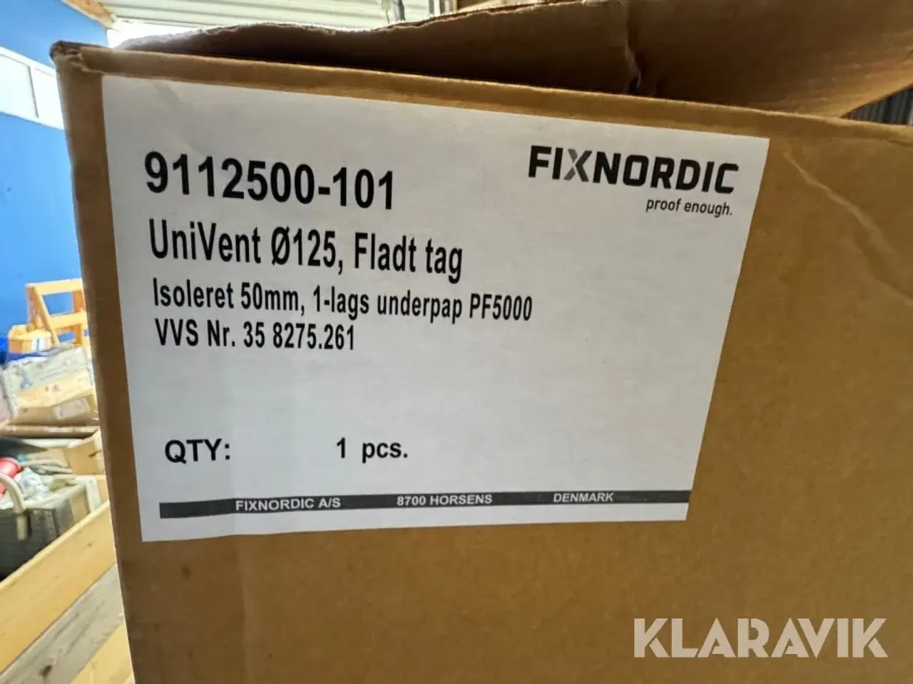 Billede 3 - Ventilationshætter FIXNORDIC UniVent (Fladt tag)