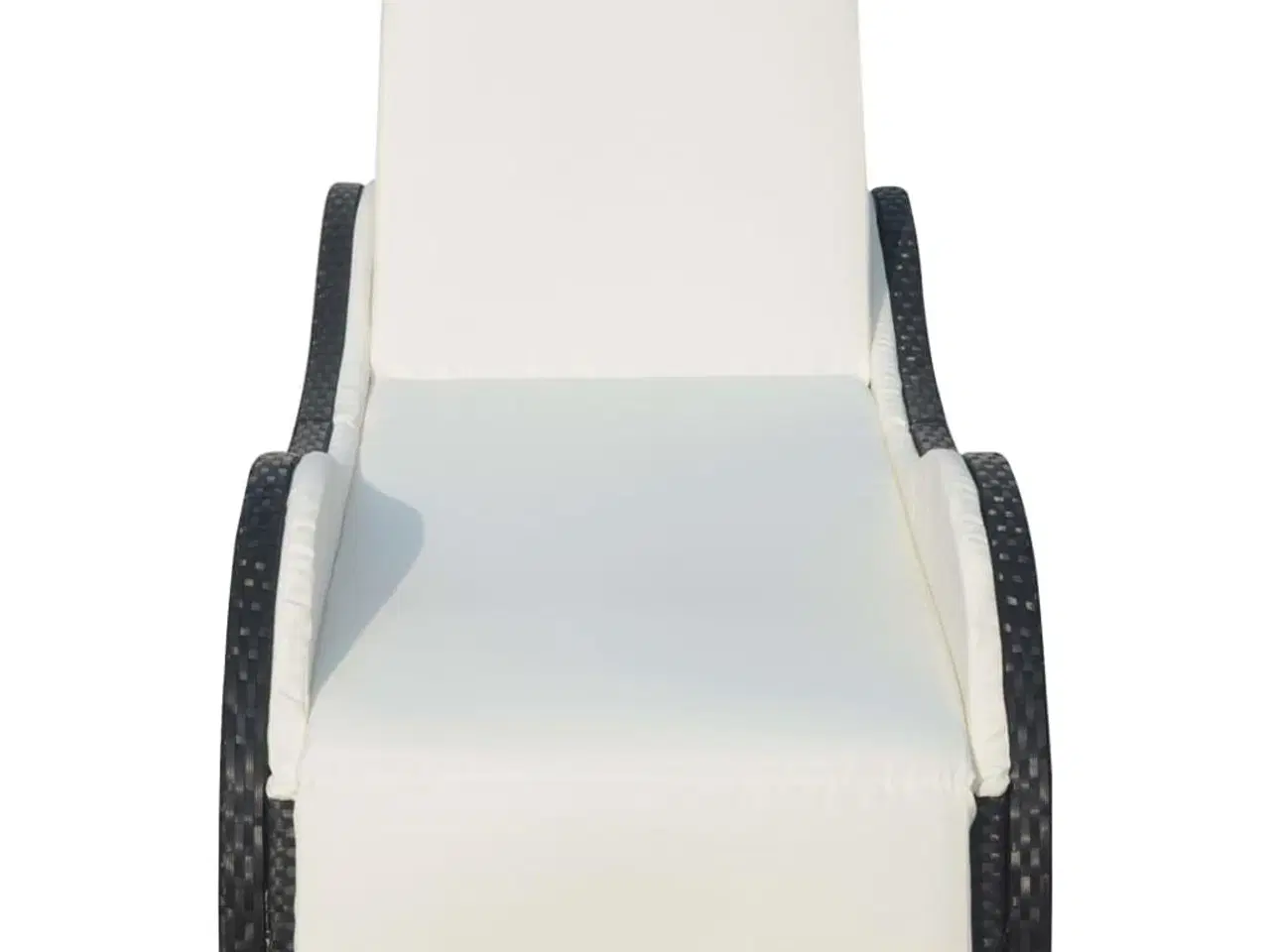 Billede 3 - Liggestol med hynde polyrattan sort