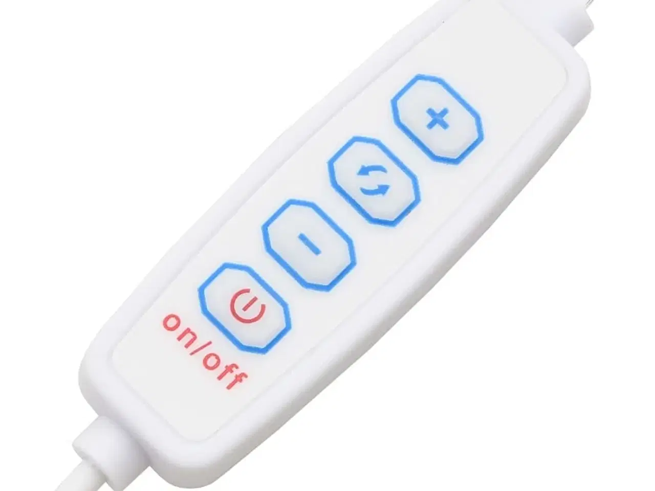 Billede 12 - Makeupbord med LED-lys 74,5x40x141 cm konstrueret træ sonoma-eg