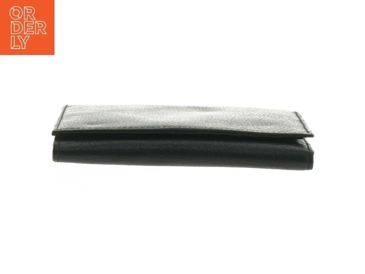 Billede 3 - Sort læderpung (str. 14x9,5 cm)