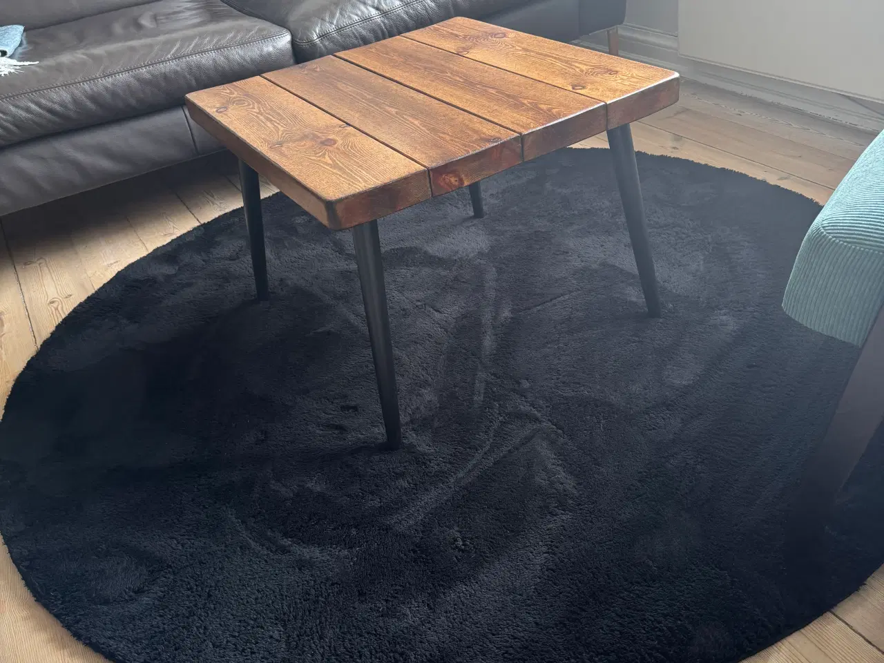 Billede 1 - Tæppe Soft, Sort. 