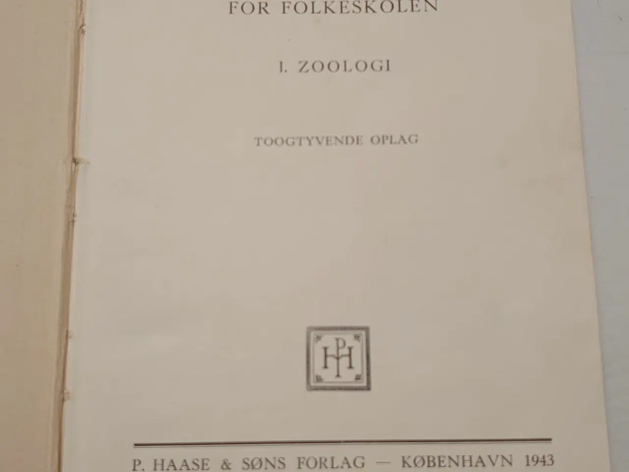 Billede 3 - Vilhelm Balslev:Naturhistorie for Folkeskolen.1943