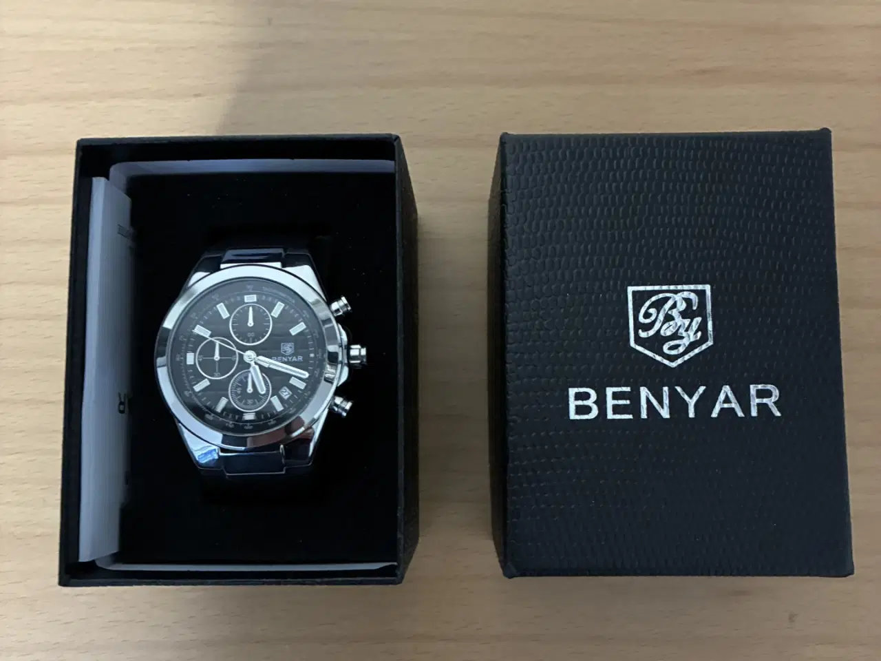 Billede 1 - Herreur med læderrem - NYT