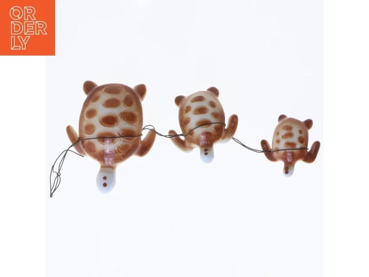 Billede 2 - 3 skildpadder i porcelæn (str. 6-3 cm)