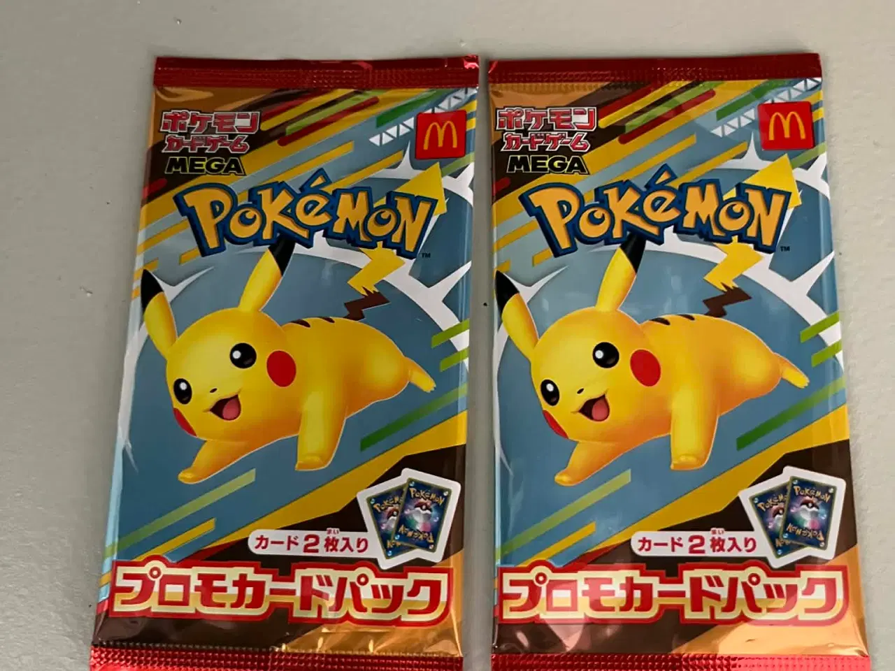 Billede 1 - 2x McDonald’s 2025 Japan Promo Pack med pikachu