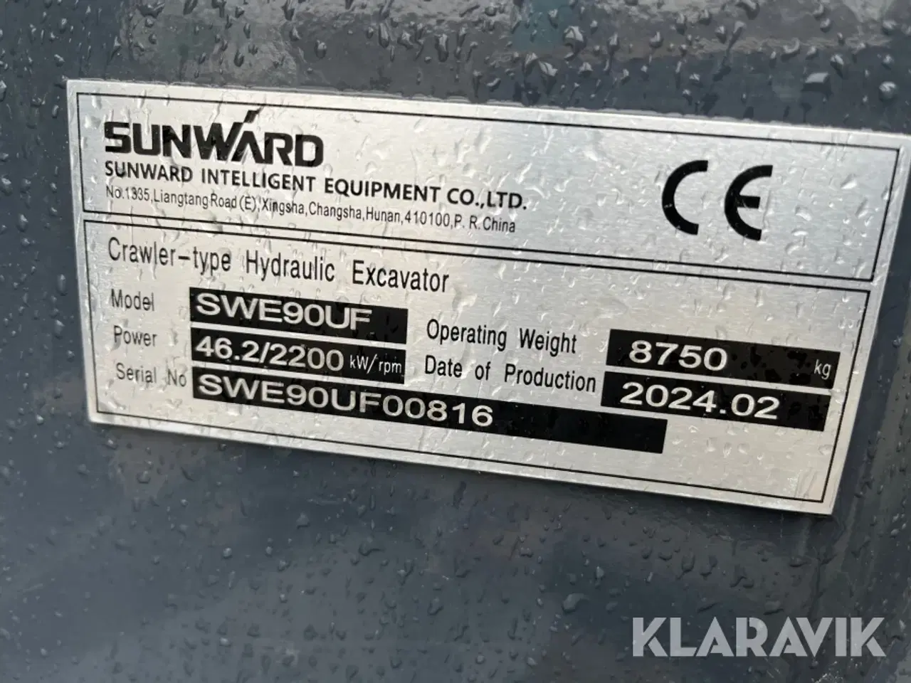 Billede 6 - Gravemaskine Sunward SWE90UF
