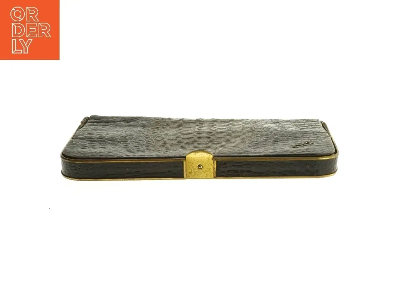 Billede 2 - Taske af krokodillelæder (str. 27,5x18 cm)