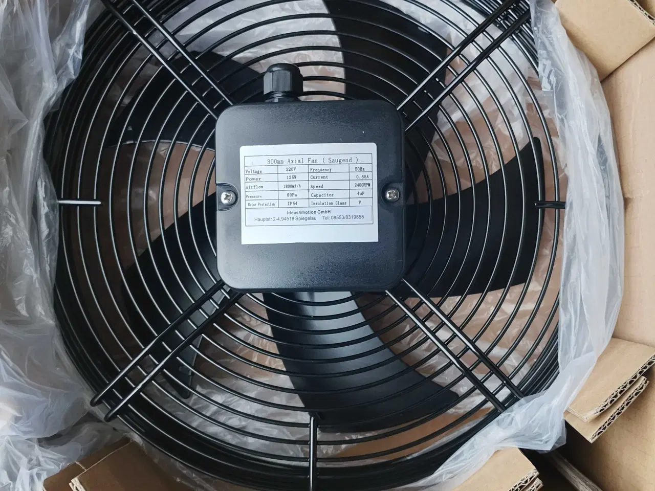 Billede 2 - Ventilator blæser industri ø300