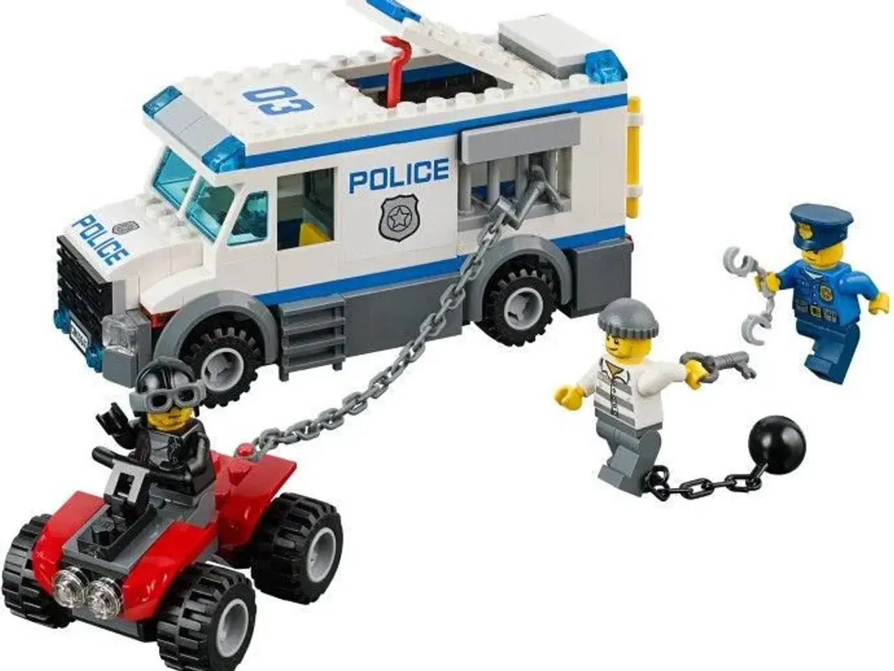 Billede 2 - LEGO 60043 ; CITY ; Fangetransport ; NY