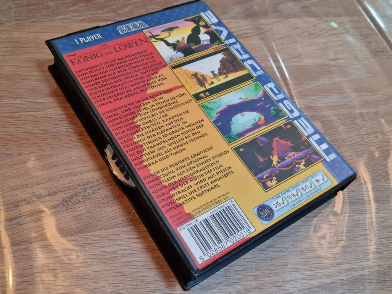 Billede 2 - Der König der Löwen, Sega Mega Drive  Tysk version