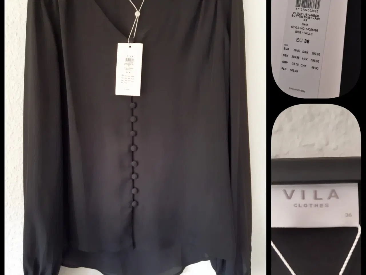 Billede 1 - Str. 36 VILA Skjorte