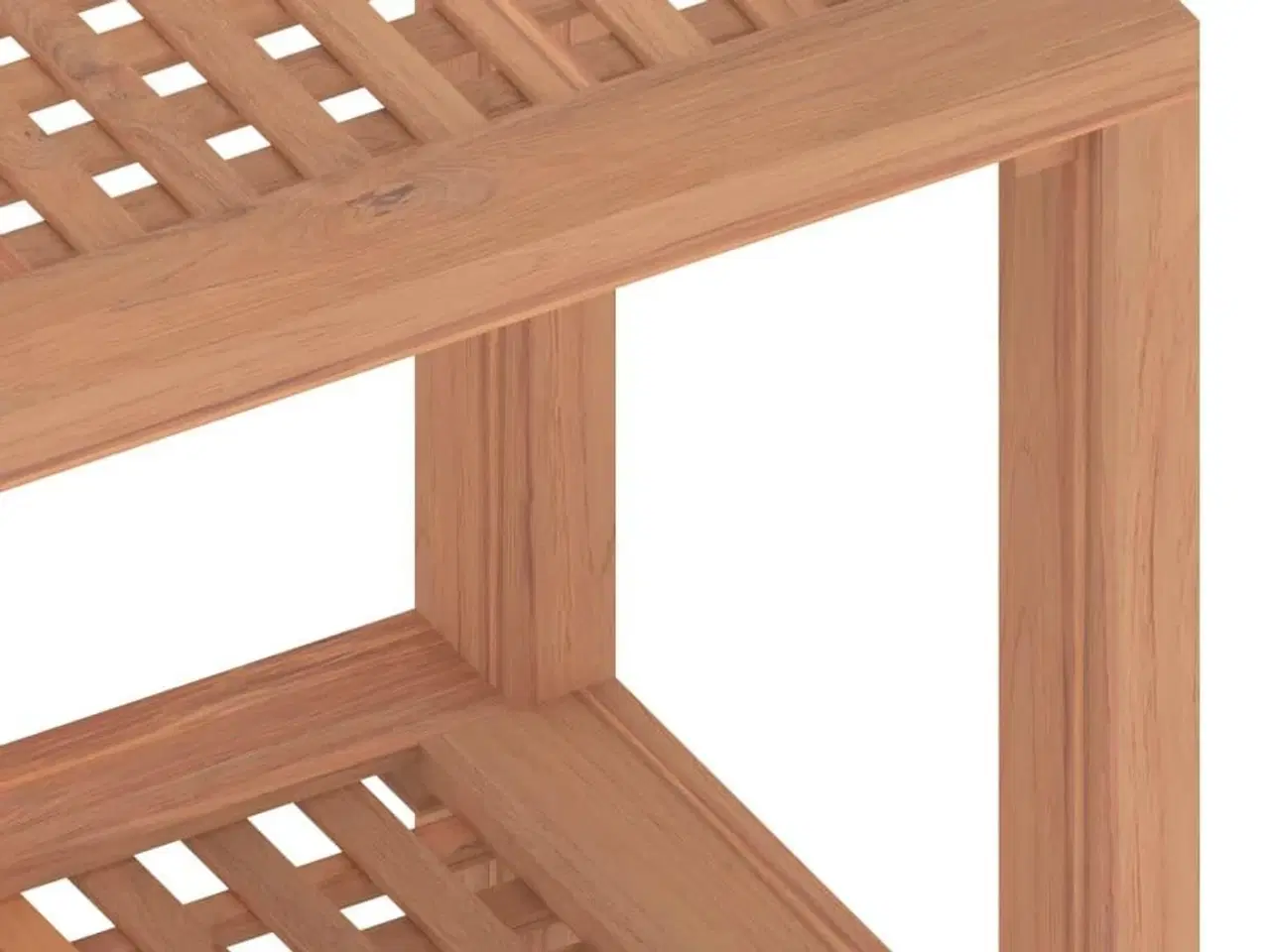 Billede 5 - Badeværelsesbord 60x30x45 cm massivt teaktræ