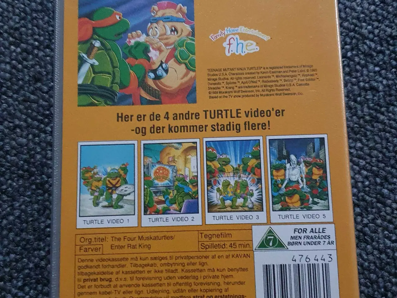 Billede 2 - Teenage mutant hero Turtles Vhs nr 4