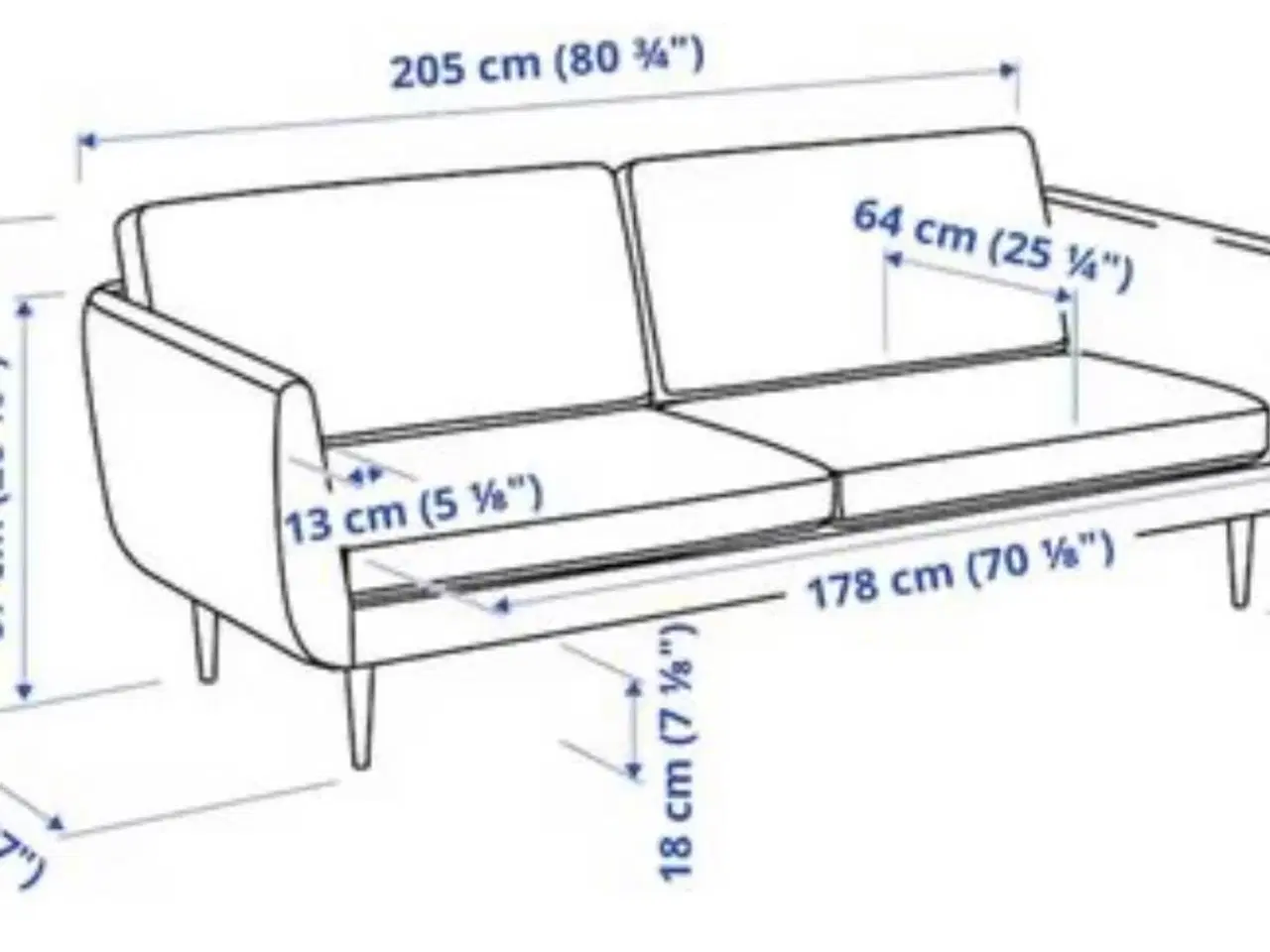 Billede 3 - Sofa fra IKEA