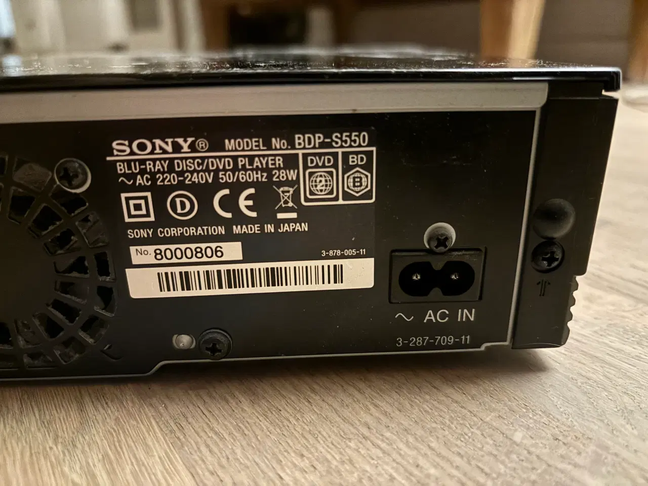 Billede 2 - Sony Blu-Ray afspiller BDP S550